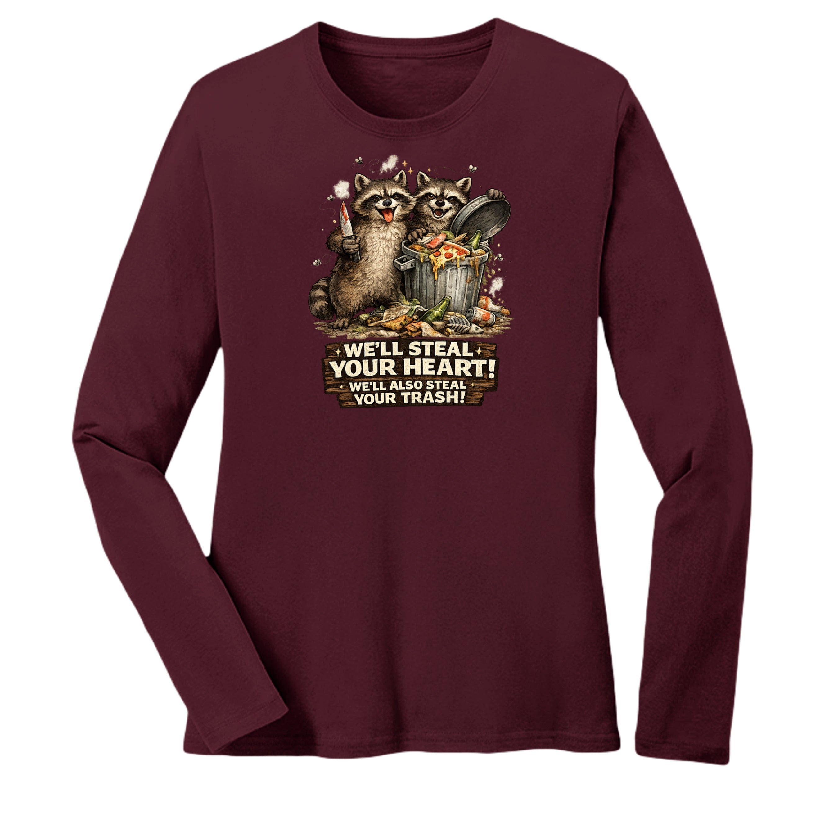 Athletic Maroon - LPC54LS - FRONT